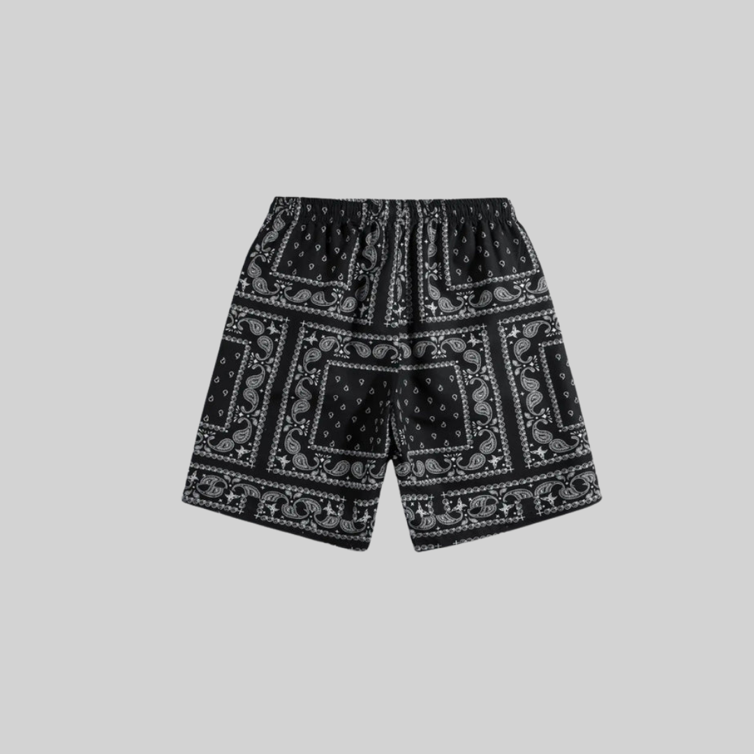 Herr Strandshorts Casual Polyester Paisley 2