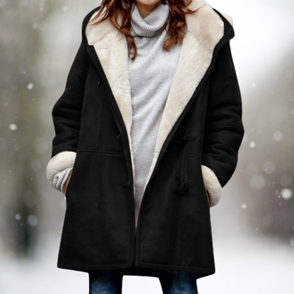 Damjacka Medellång Huva Bomullspolyesterkombination 9