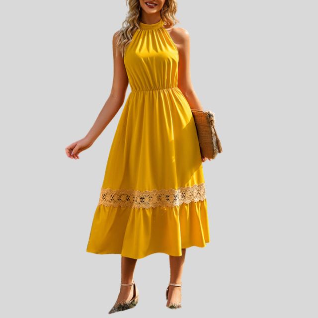 Dam Spetsklänning Elegant Polyester för Speciella Tillfällen-3