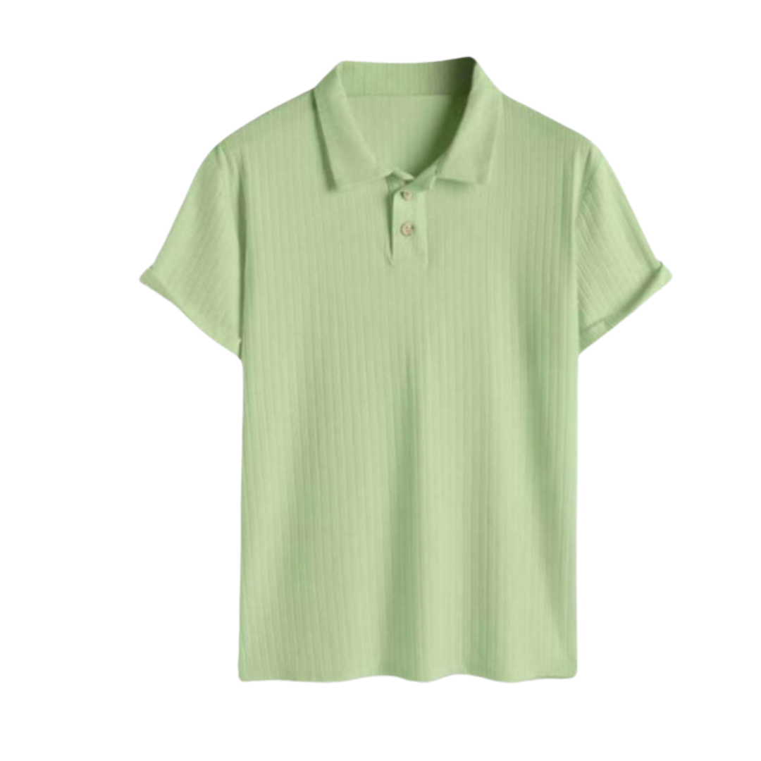 Variant image for Herr Polo Skjorta Kortärmad Polyester Elegant Komfortabel-1