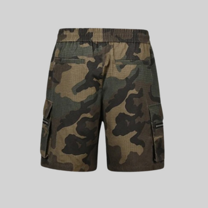 Herr Shorts Vintage Bomull Avslappnad Passform-4