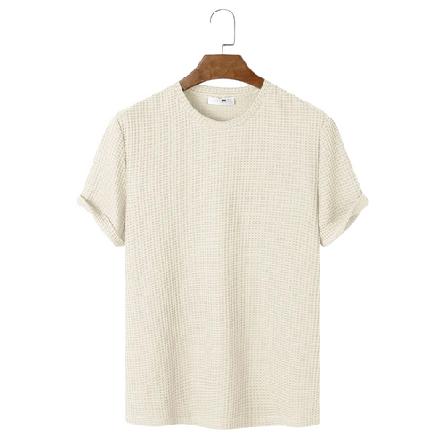 Dam T-shirt Casual Rundhals Polyester Avslappnad Passform-1