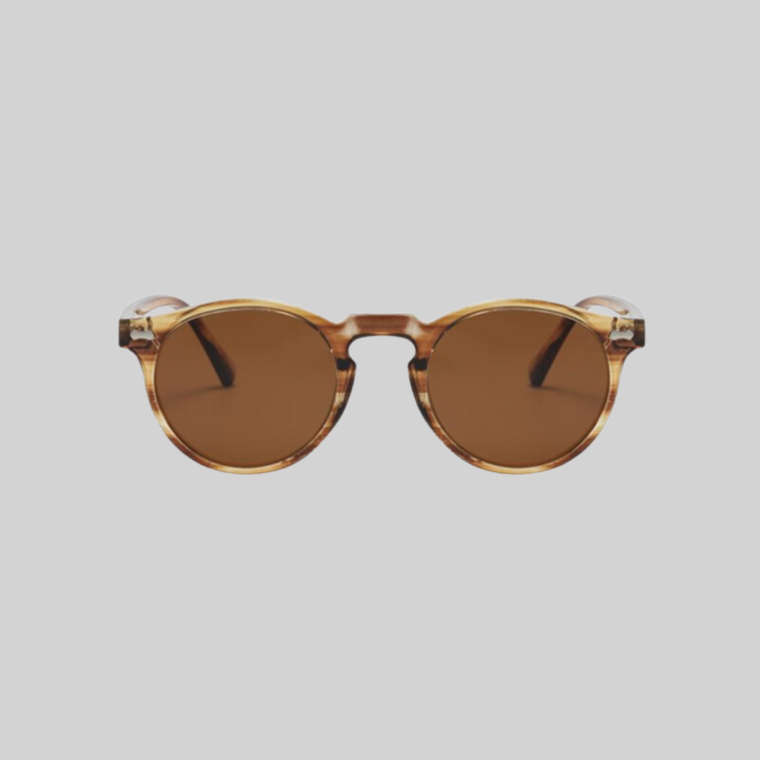 Unisex Solglasögon Rund Design Lätt Plast UV-skydd 2