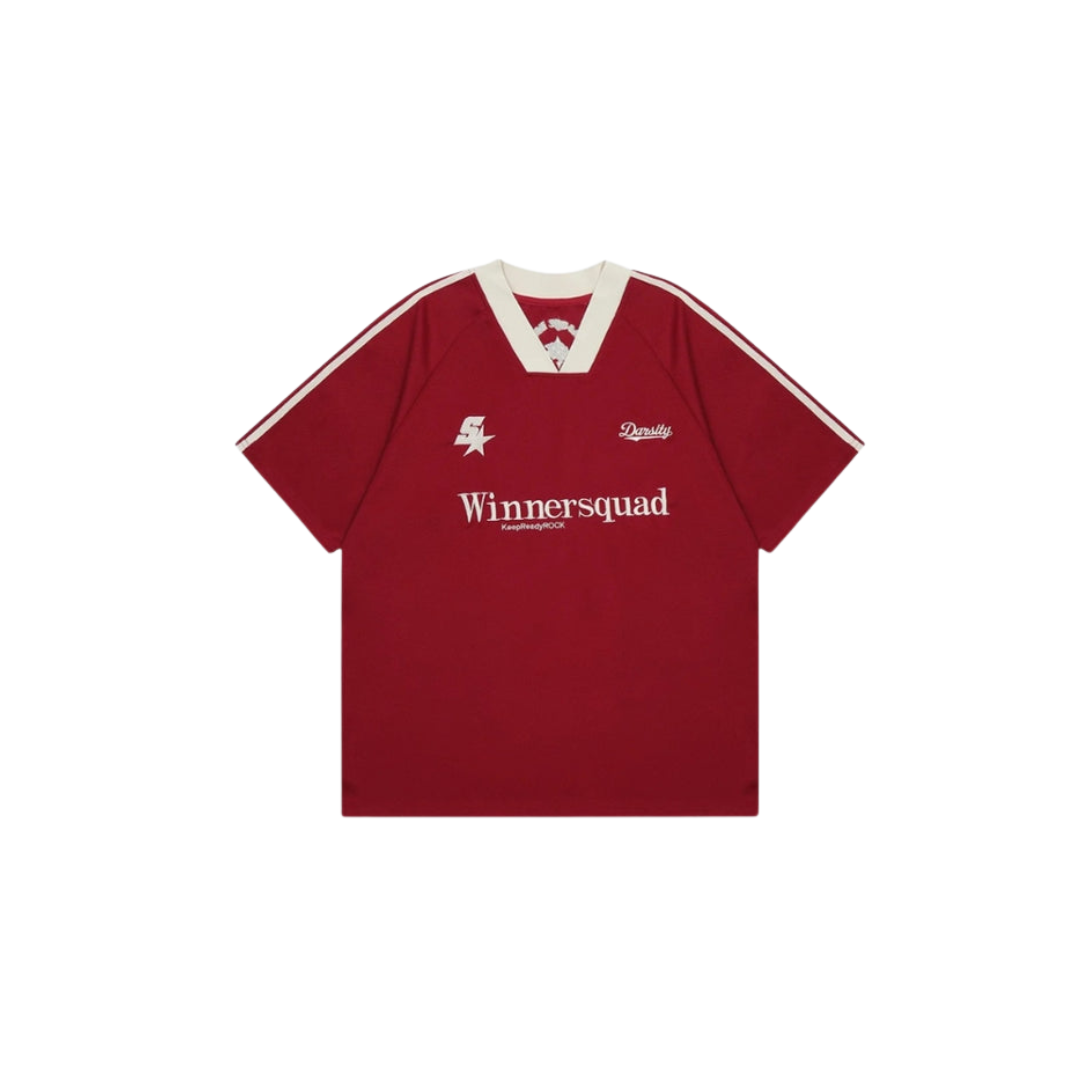 Kvinnors T-shirt V-hals Avslappnad Polyester-1