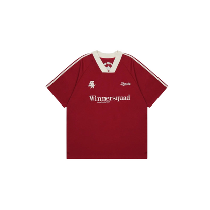 Kvinnors T-shirt V-hals Avslappnad Polyester-1