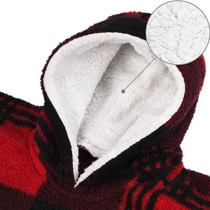 Lång Hoodie Dam Överdimensionerad Fleece Komfortabel Med Huva-6