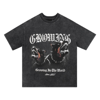 Herrskjorta Kortärmad Chic Bomull med Unikt Mönster-1