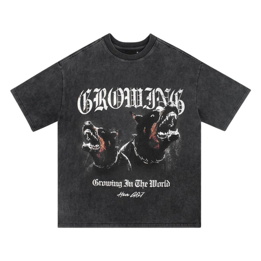 Herrskjorta Kortärmad Chic Bomull med Unikt Mönster-1