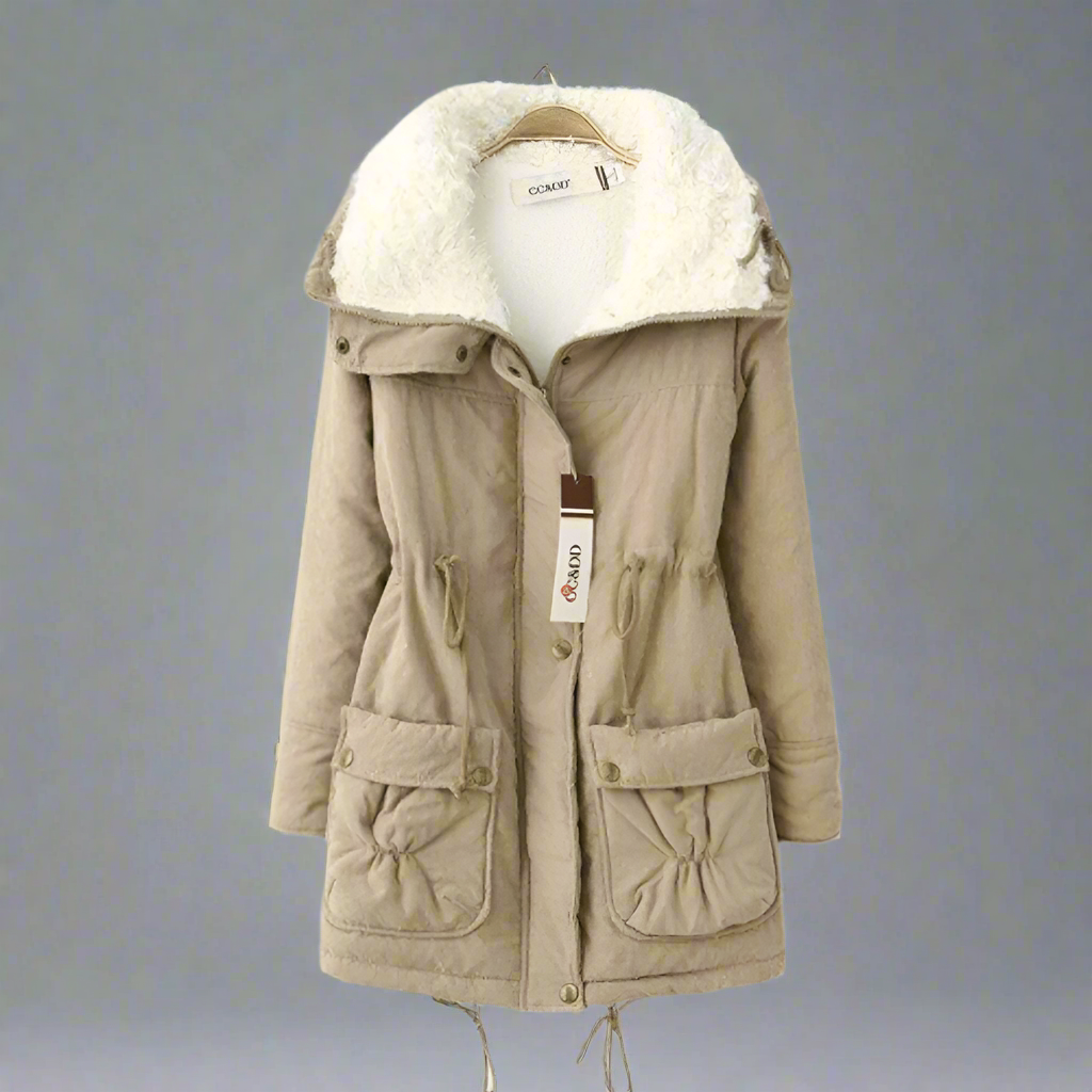 Variant image for Vinterjacka Dam Lång Huva Varm Bomull-21