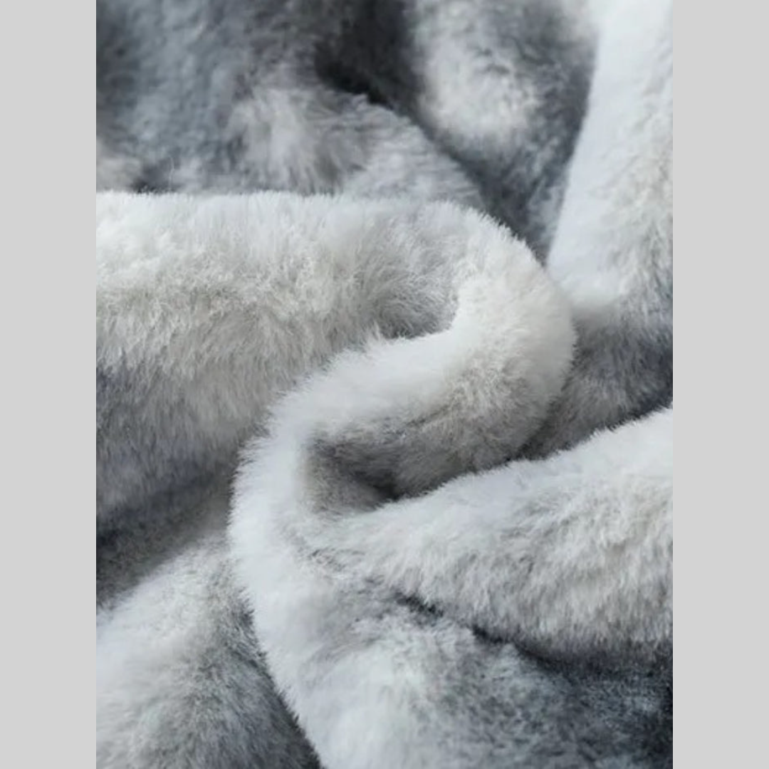 Dam Fleecejacka Chic Polyester Med Praktiska Fickor-2