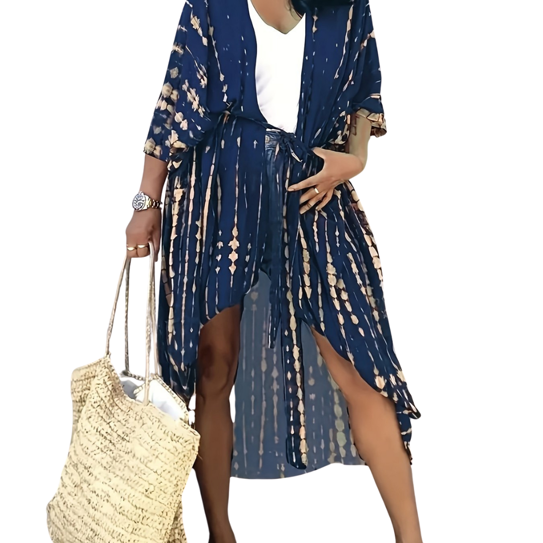 Variant image for Dam Midi Kimono Boho Löst Passform Viskos-3