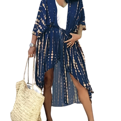 Variant image for Dam Midi Kimono Boho Löst Passform Viskos-3