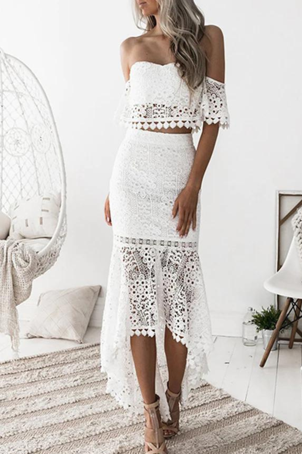 Kvinnors Klänning Förtrollande Design Första Klass Material 1