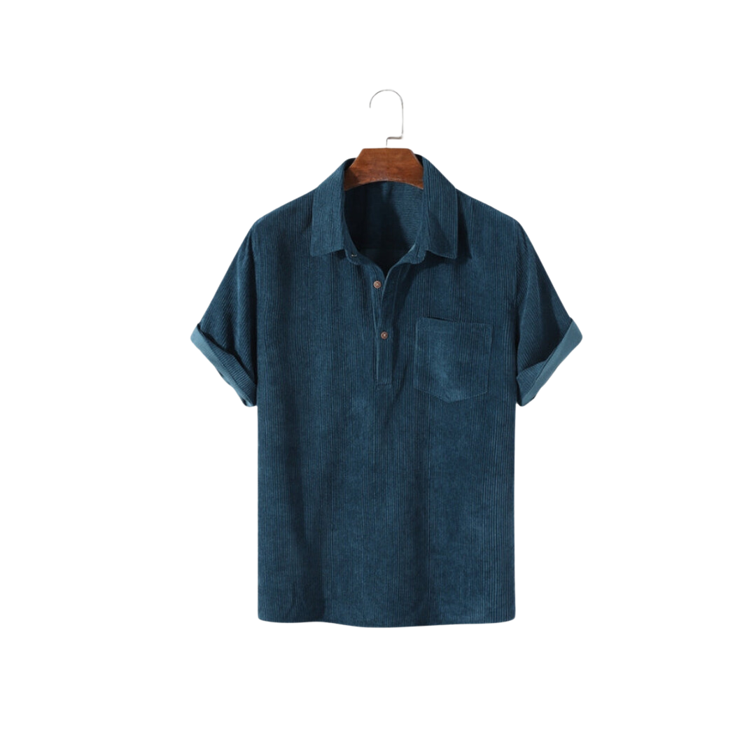 Herrskjorta Casual Vändbar Krage Lätt Polyester Gant Herr Skjortor-4