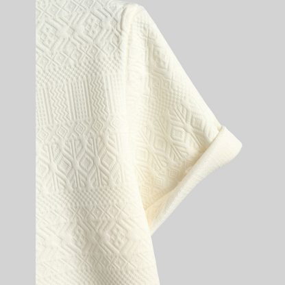 Herr Polo Skjorta Korta Ärmar Jacquard Bomull Polyester-2