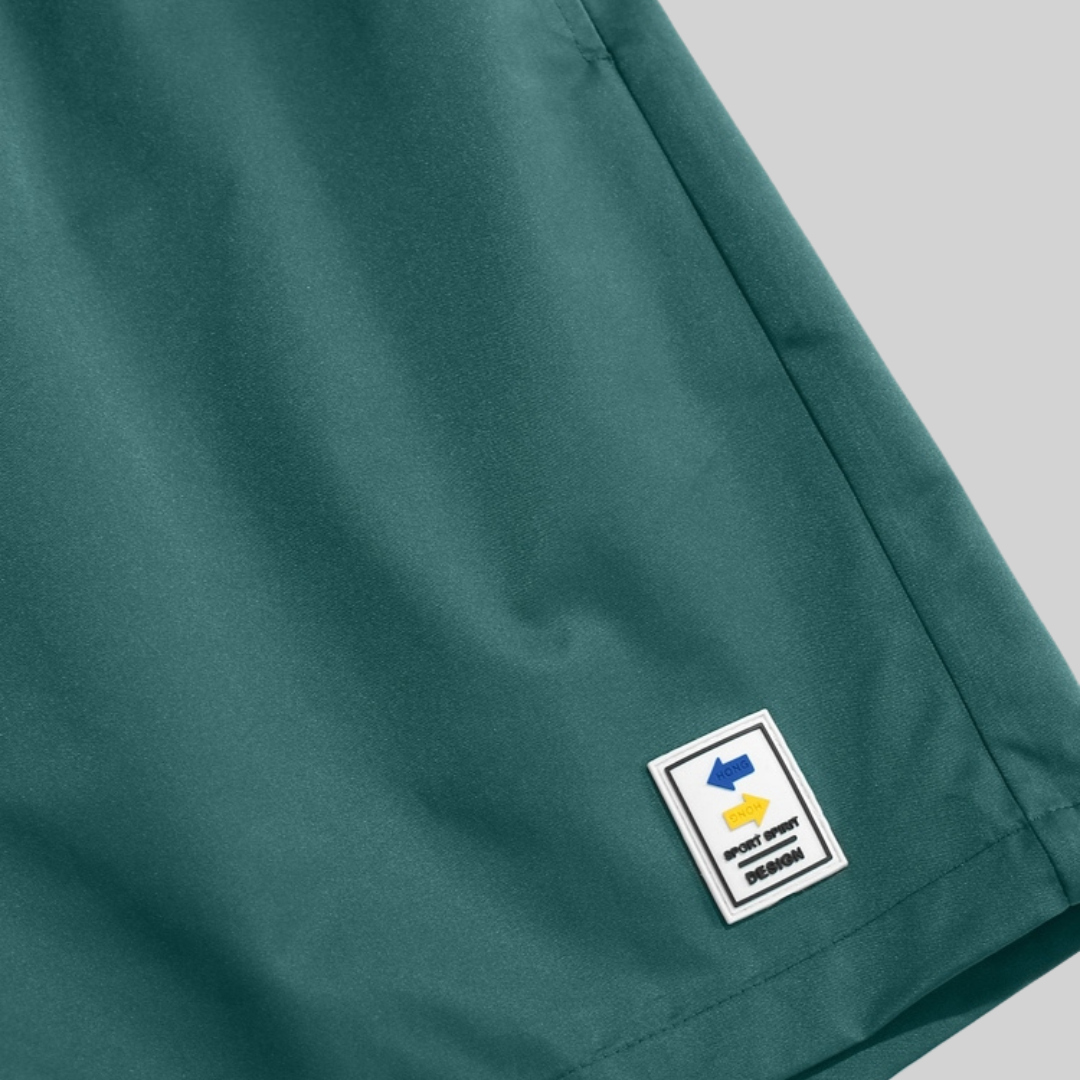 Herr Shorts Elastisk Polyester Fritid-4
