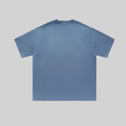 Dam T-shirt Broderad Ledig Bomull-2