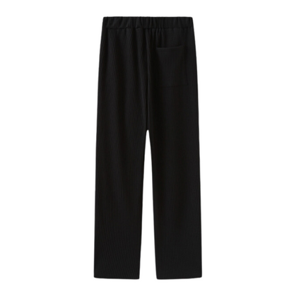 Kvinnors Casual Byxor Hög Elastisk Midja Chiffon-5