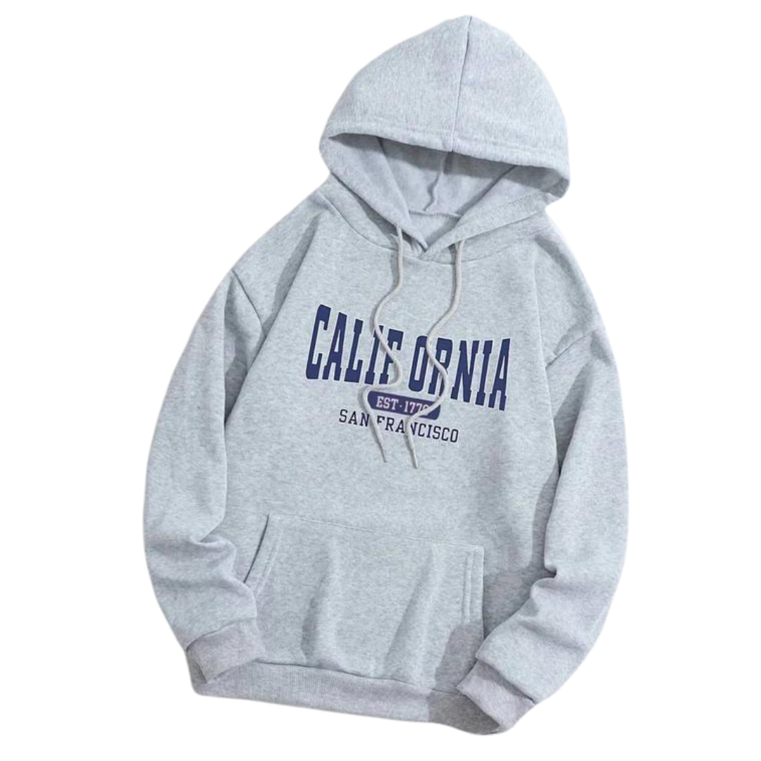Variant image for Lång Hoodie Dam Sportig Broderad Bomull och Polyester-11