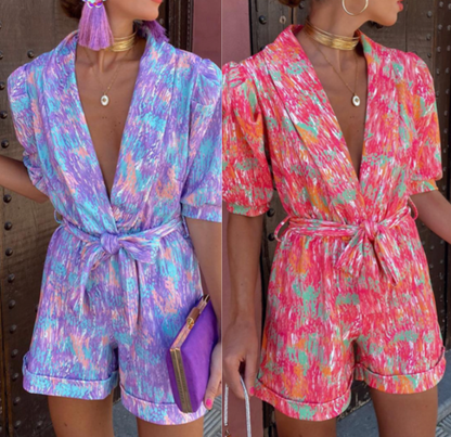 Dam Jumpsuit Tidlös Design Bekväm Högkvalitativt Tyg-5