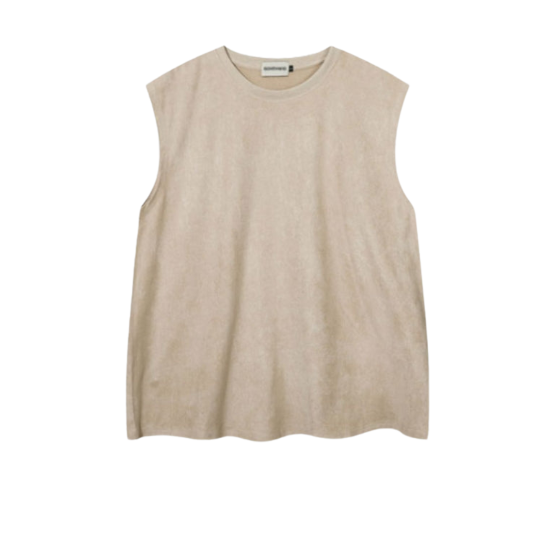 Herr Träningströja Ärmlös Polyester Casual-1