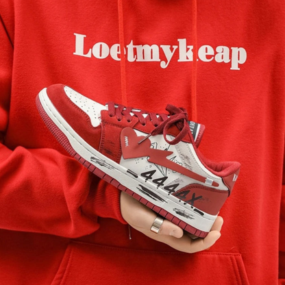 Herr Sneakers Casual PU Gummi för Vardagsbruk 3