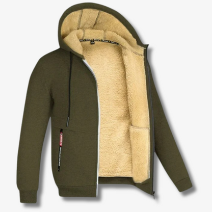 Variant image for Hoodie Män Mjuk Fleece Modern Design-37