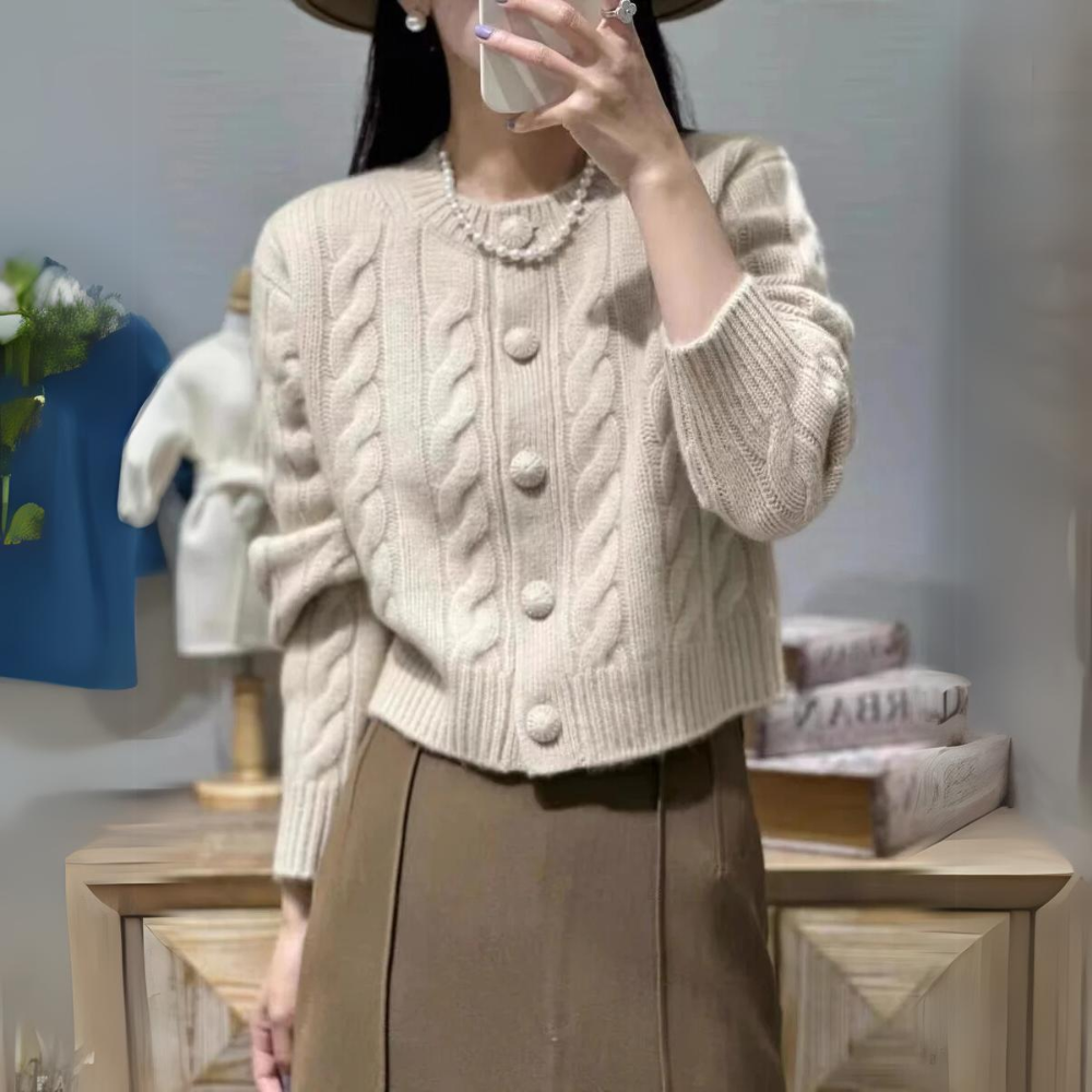 Variant image for Dam Ulltröja Klassisk Stil Mjuk Ull-1