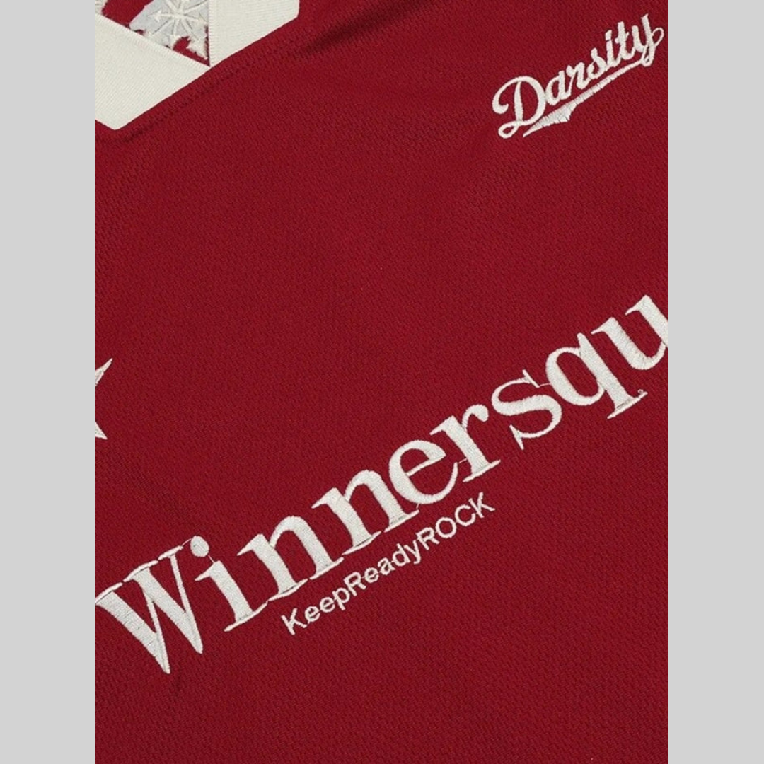 Kvinnors T-shirt V-hals Avslappnad Polyester-4