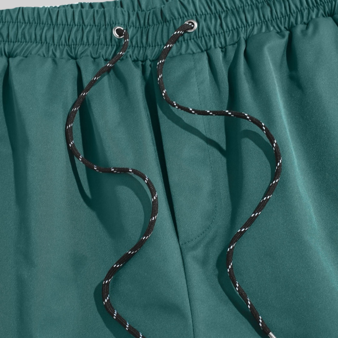 Herr Shorts Elastisk Polyester Fritid-3