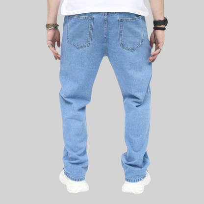 Dam Jeans Vintage Broderade Med Fjärilar i Hållbart Material-4