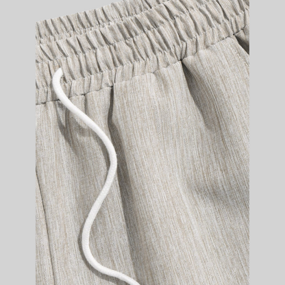 Herrar Kortbyxor Löst Passform Polyester-4