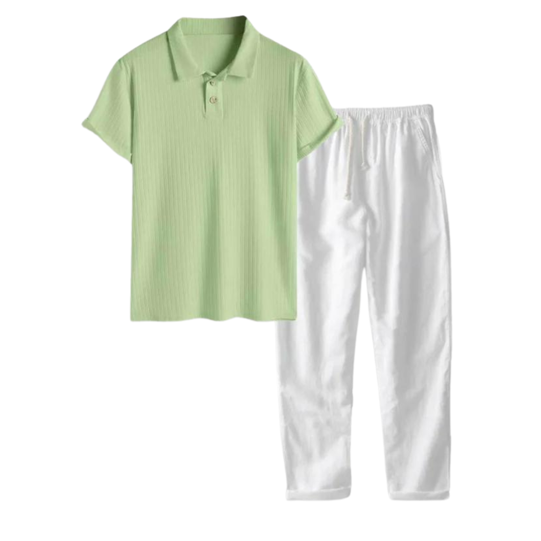 Dam Outfit Set Sportig Vintage Polyester-3