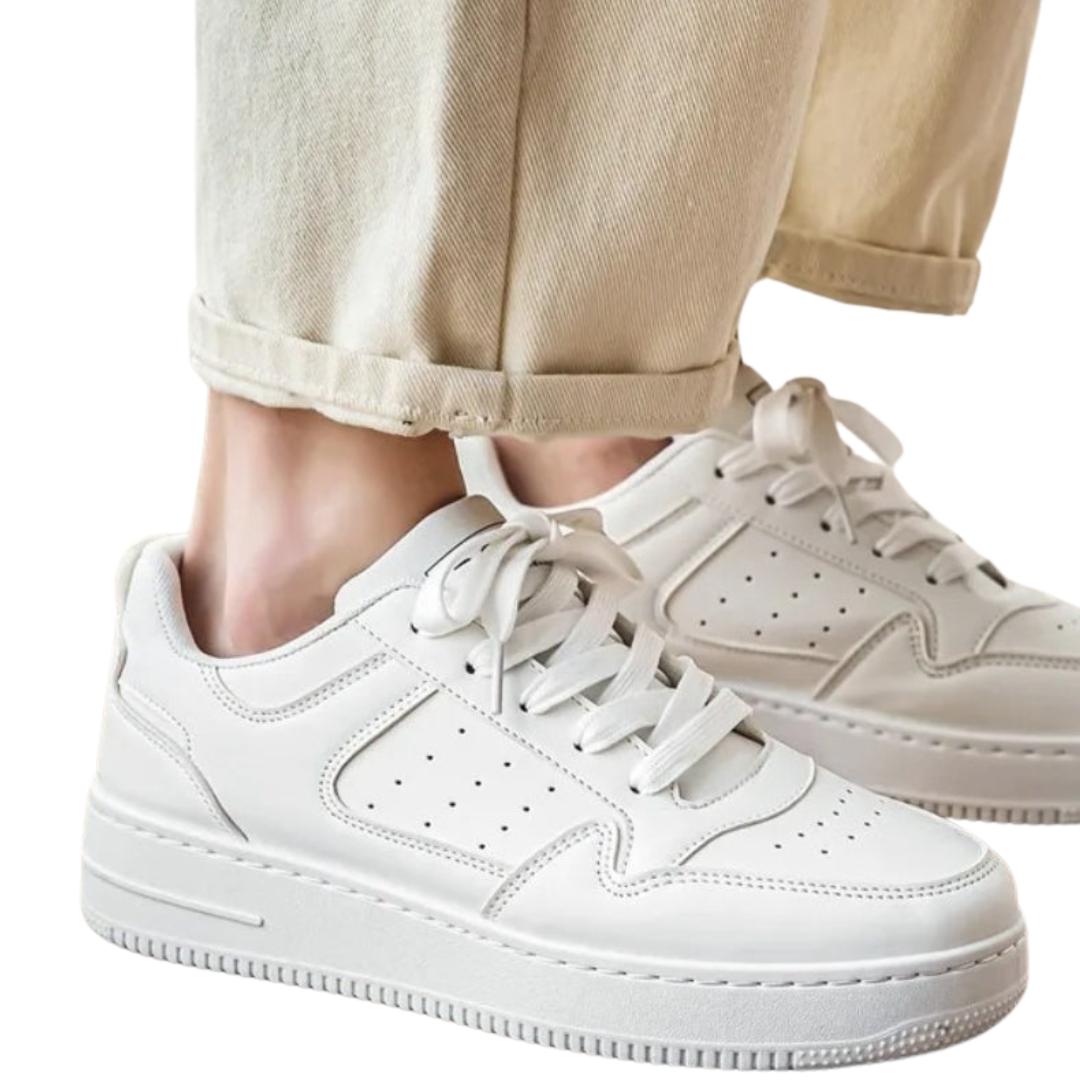 Herr Sneakers Casual Skateboard Syntetiskt Läder-5
