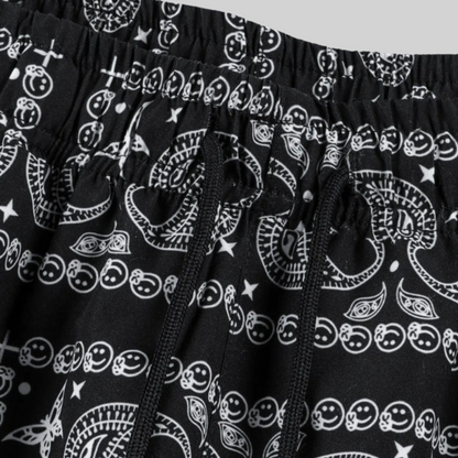 Herr Strandshorts Casual Polyester Paisley 3