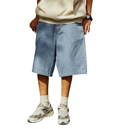 Variant image for Dam Shorts Sportiga Vintage Denim 100% Bomull-1