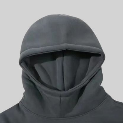 Kvinnors Huvtröja Avslappnad Tjock Fleece Bomull Polyester-2