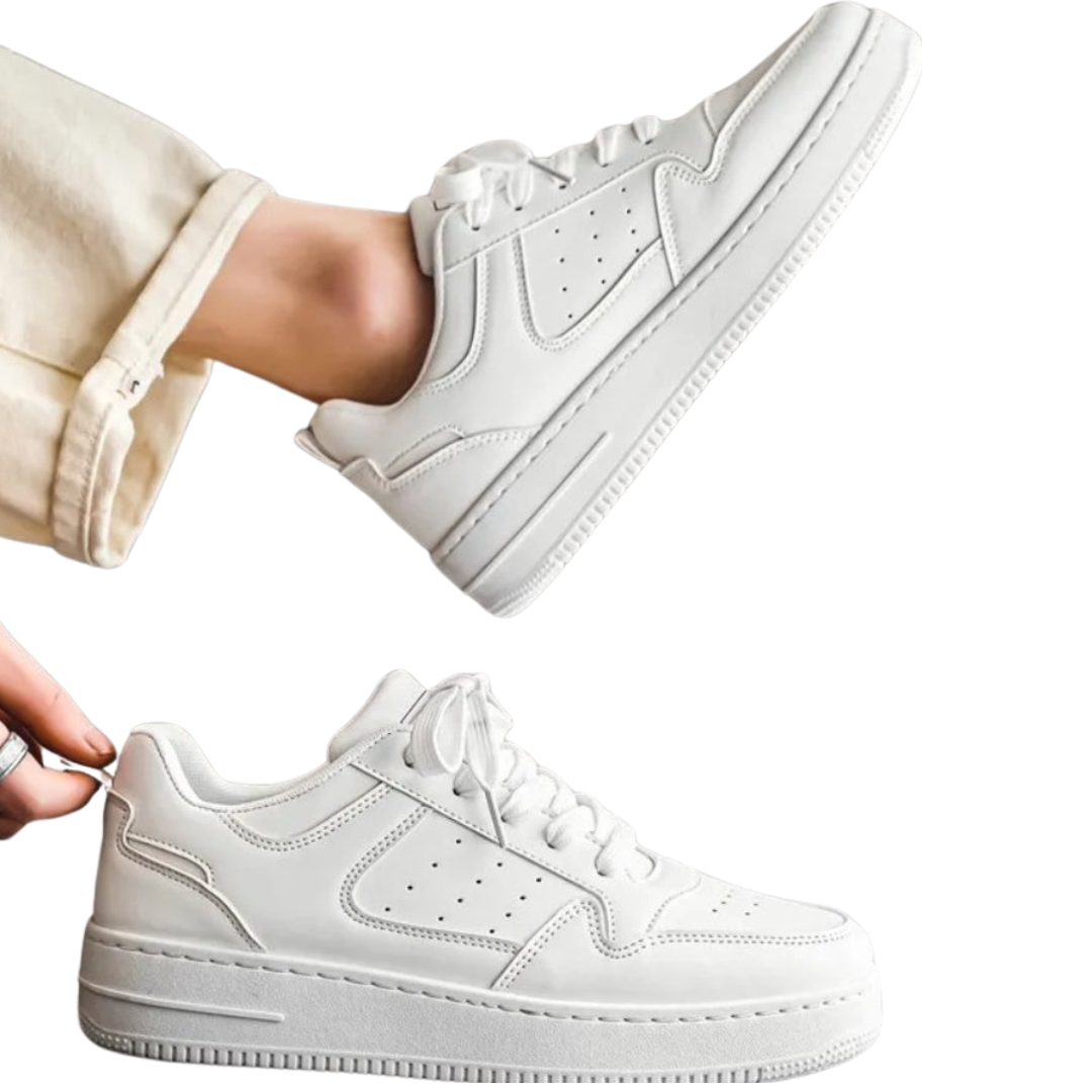 Herr Sneakers Casual Skateboard Syntetiskt Läder-4