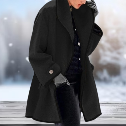 Damjacka Retro Stil Mjuk Polyester för Kalla Dagar 10