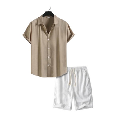 Chic Dam Beach Set i Linne och Bomull – Lätt och Luftig för Strand och Sommarutflykter 7