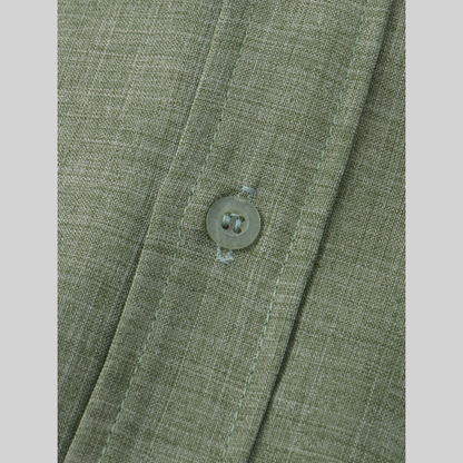 Dam Skjorta V-Hals Lätt Polyester och Bomull-6