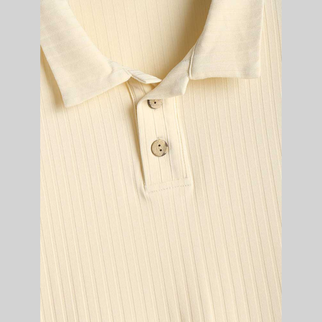 Herr Polo Skjorta Kortärmad Polyester Elegant Komfortabel-4