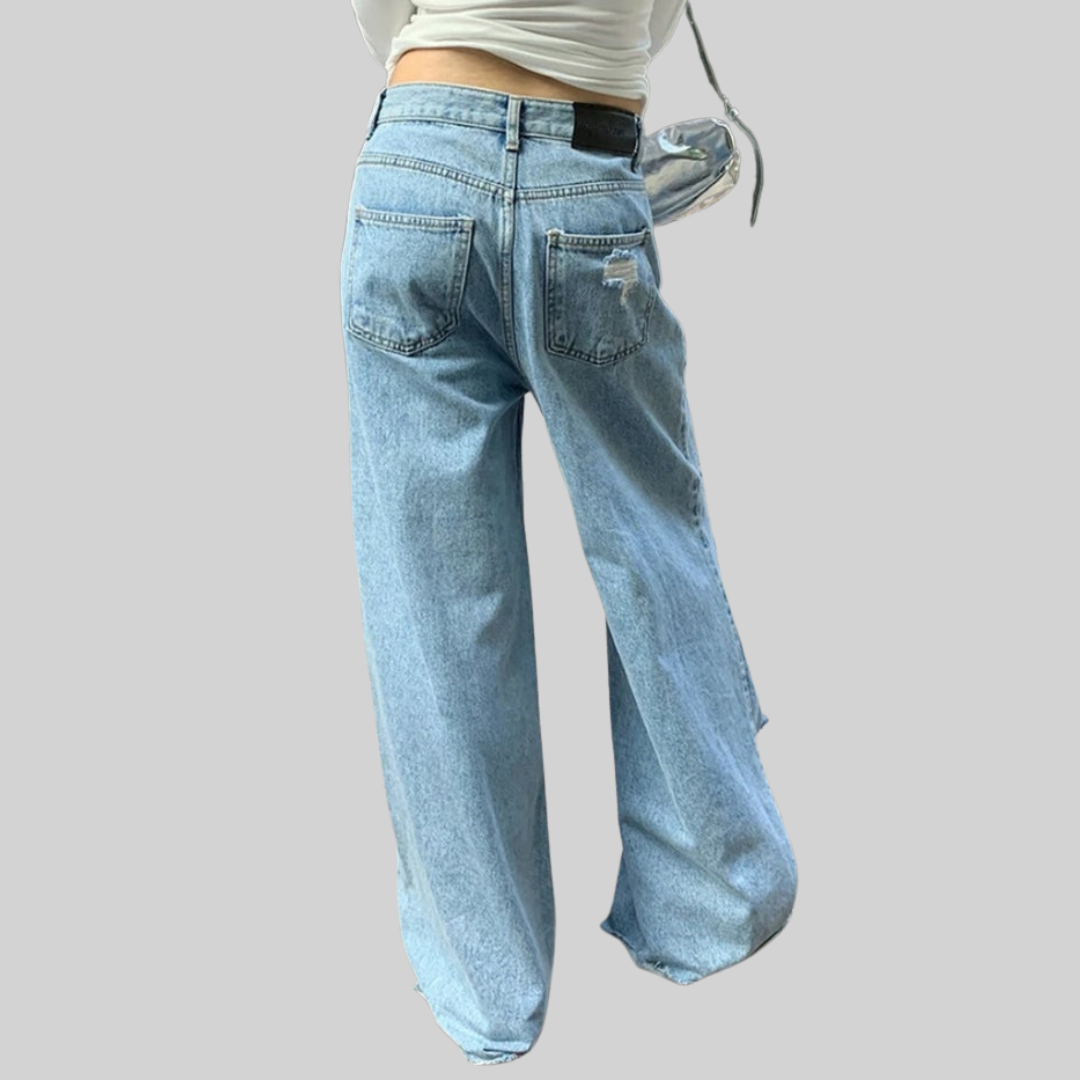 Herr Jeans Bred Benstil Vintage Bomull-2