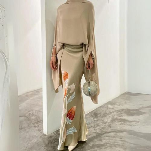 Kvinnoklänning Elegant Design Högkvalitativt Material-1