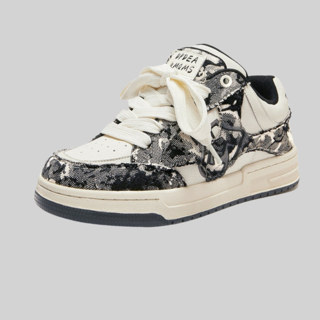 Unisex Sneakers Retro Gummi Polyester Casual Stil-2