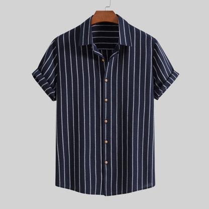 Dam Outfit Set Chic Bomullsblandning Skjorta Byxor-2