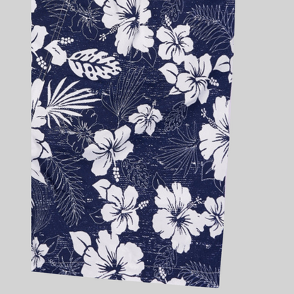 Herr Shorts Blommönstrad Polyester Avslappnad Stil-4