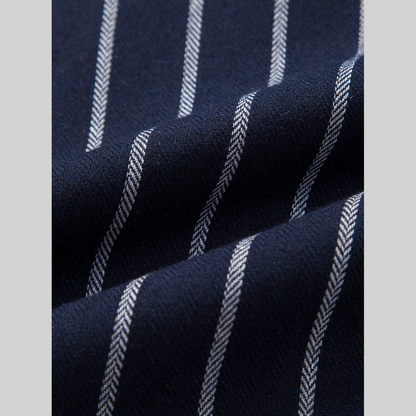 Dam Outfit Set Chic Bomullsblandning Skjorta Byxor-5