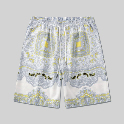 Blommigt Strandset för Dam i Polyester - Avslappnad Skjorta och Korta Byxor för Sommaraktiviteter 3