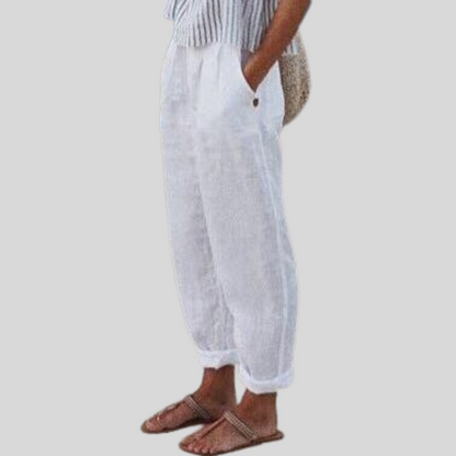 Snygga Byxor Dam Elegant Mångsidig Polyester 6